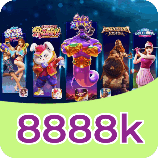 Material promocional do app 8888k — ilustração, não métricas auditadas nesta página
